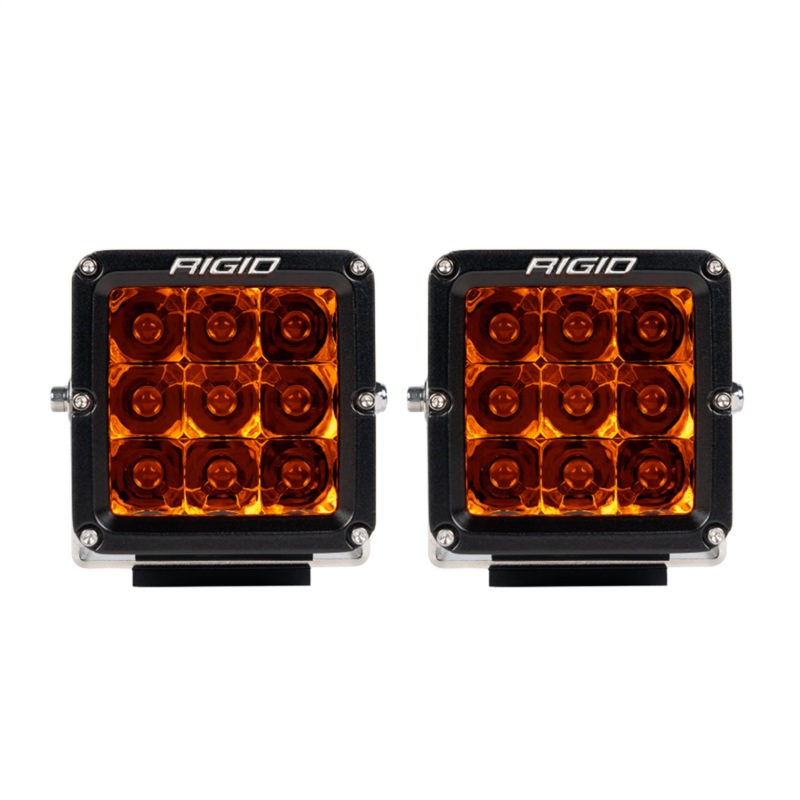 Rigid Industries D-XL Pro Spot Lens - Amber (Pair) - 322214