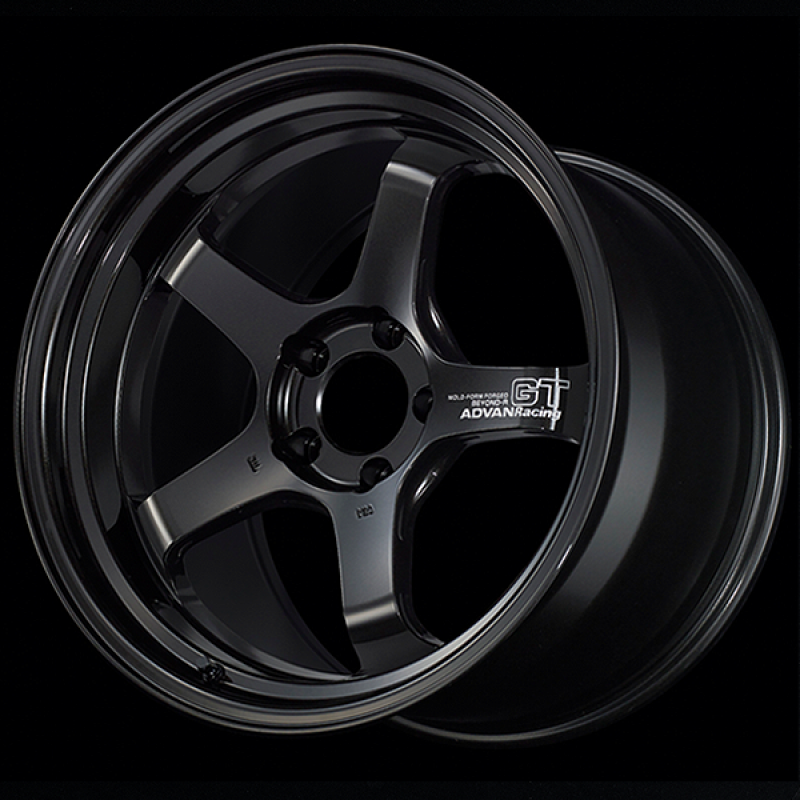 Advan GT Beyond-R 18X8.5 / +30 Offset / 5-114.3 BC / 73mm Bore / Racing Titanium Black - YAQC8H30ETB