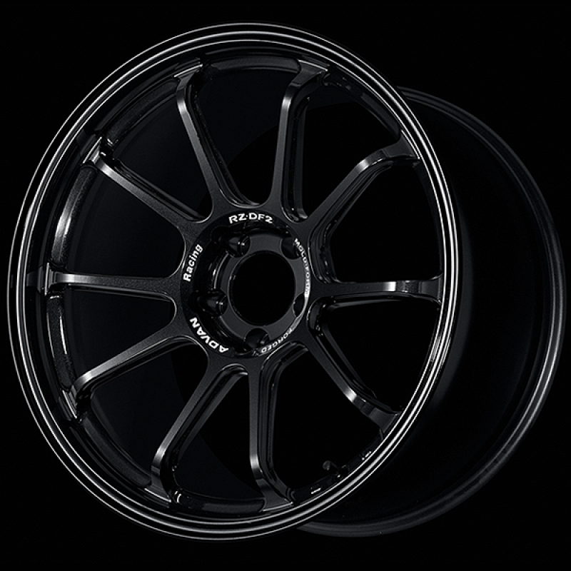 Advan RZ-DF2 20x11.0 / +15 Offset / 5-114.3 / 73mm Bore / Racing Titanium Black - YAF0M15ETB