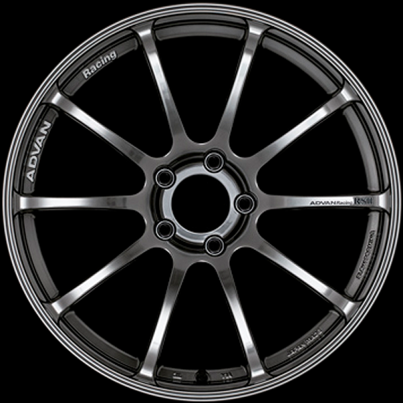 Advan RSII 17x9.5 / +25 Offset / 5-114.3 / 73mm Bore / Hyper Black - YAP7J25EHB