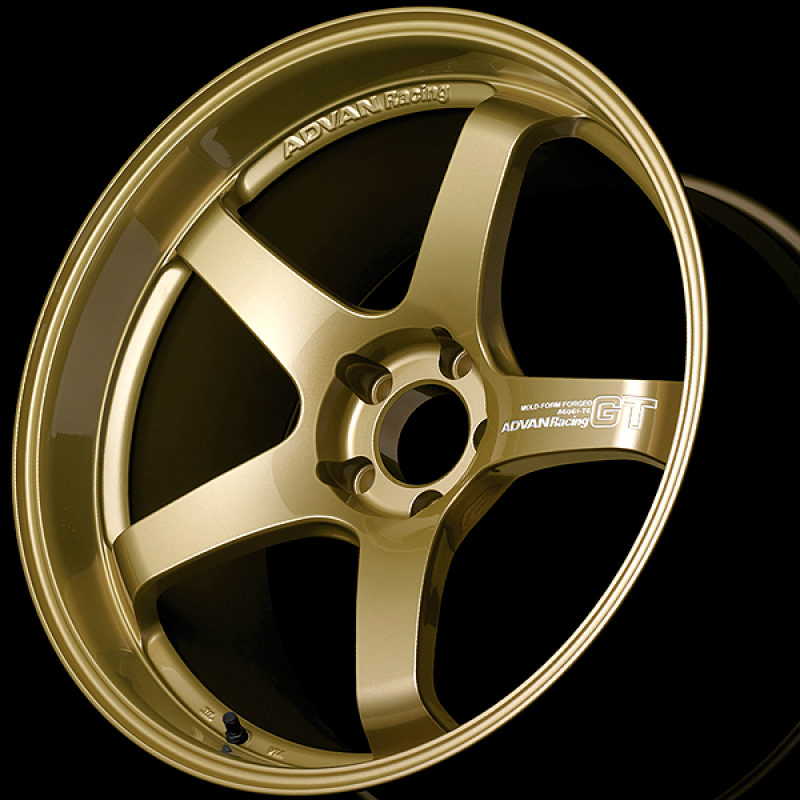 Advan GT for Porsche 18x12.0 / +47 Offset / 5-130 / 71.6mm Bore / Racing Gold Metallic - YAQ8O47PZP