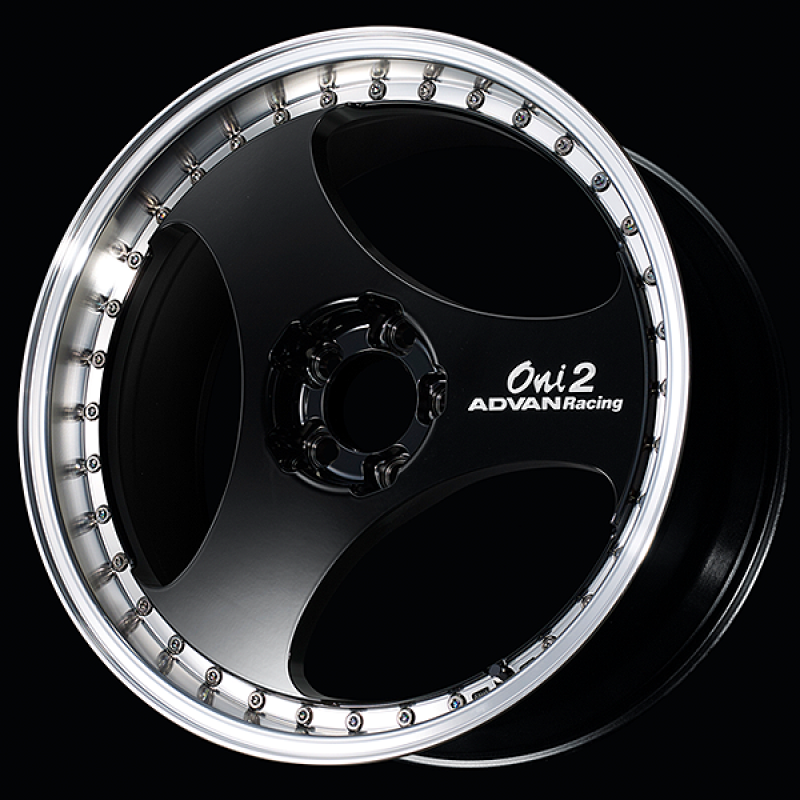 Advan ONI2 Progressive 20x9.0 / +30 Offset / 5-114.3 / 73mm Bore / Machining & Racing Gloss Black - YAYP0I30EBF