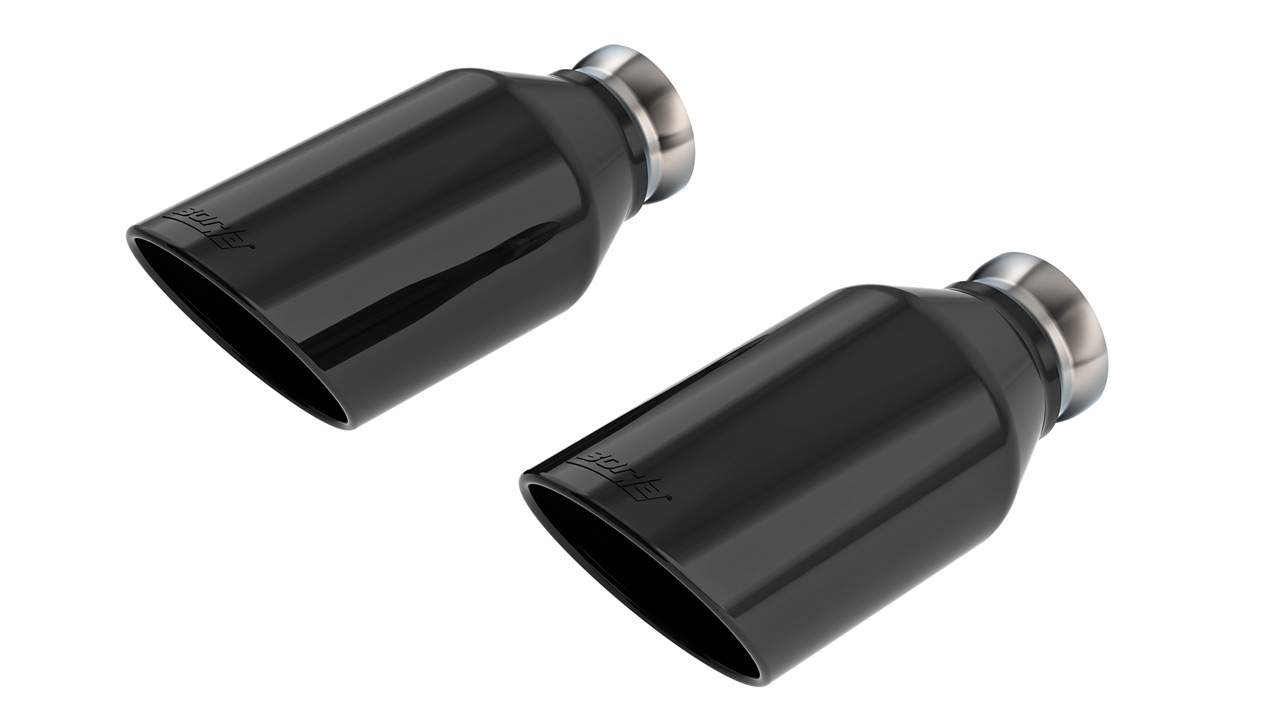 Borla 24-25 RAM 1500 3.0L V6 (Excl RHO/GT) Tip Kit - Black Chrome - 60754BC