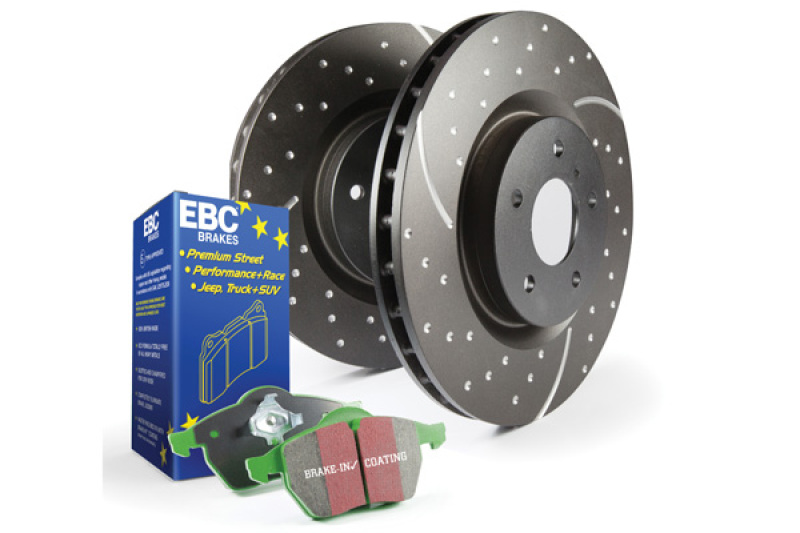 EBC S10 Kits Greenstuff Pads and GD Rotors - S10KR1058