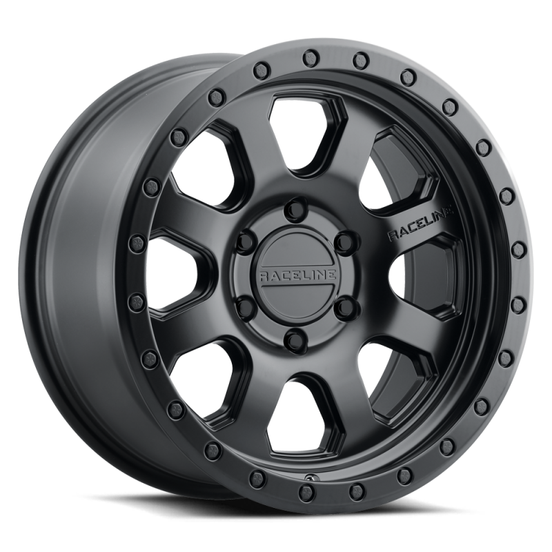 Raceline 959B Avenger 2.0 18x9in / 8X170 BP / 0mm Offset / 130.81mm Bore - Satin Black - 959B-89081-00
