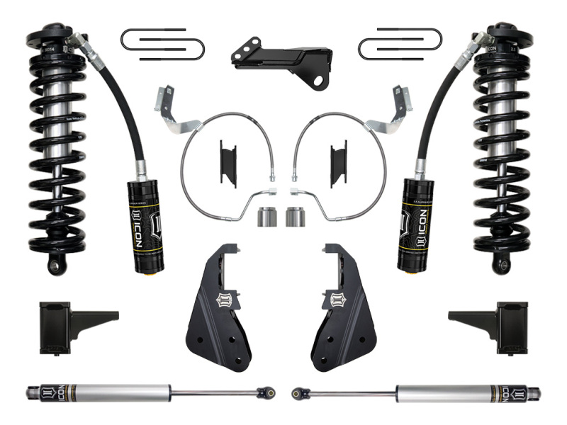 ICON 23-25 Ford F-250/F-350 Super Duty 4WD 4-5.5in Lift Stage Coilover Conversion System - K63171