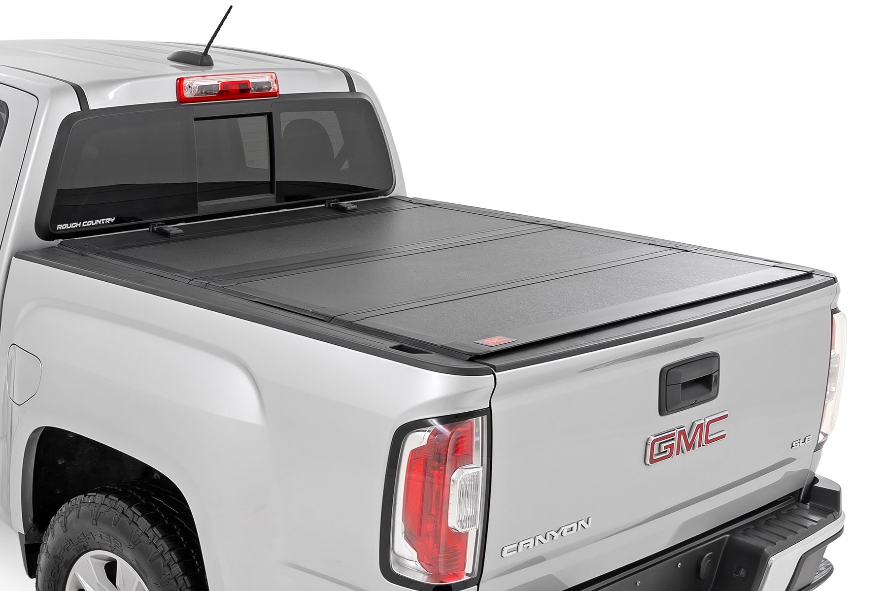 Rough Country Hard Tri-Fold Flip Up Bed Cover Chevy/GMC Canyon/Colorado (15-26)
