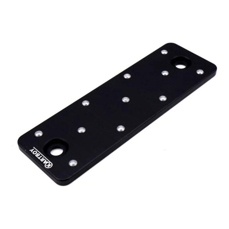 Kartboy Subaru Dead Pedal - Black Anodized - KB-100-PEDL-BLK