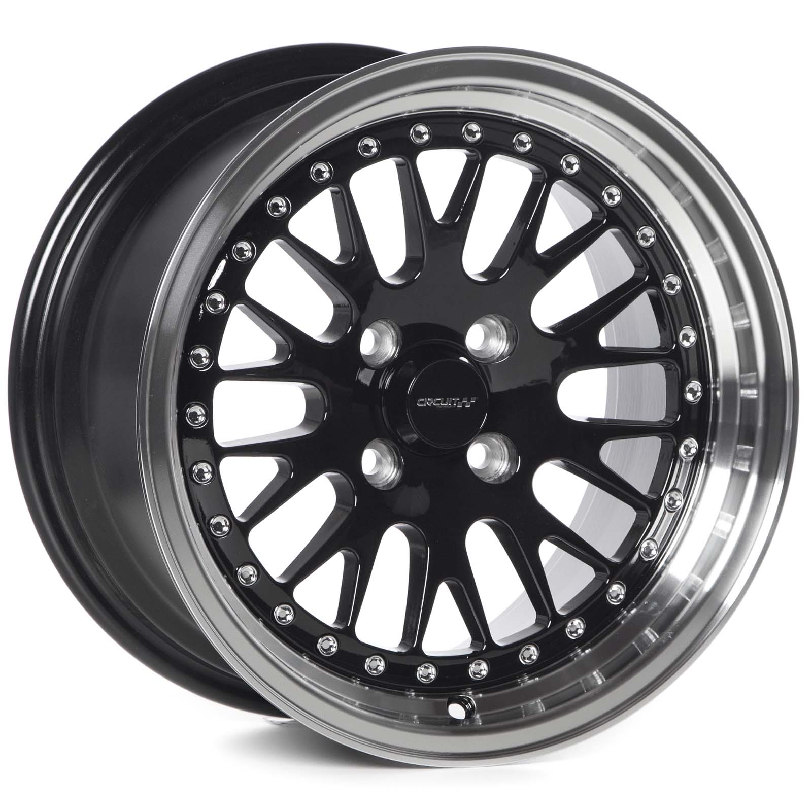 Circuit Performance CP21 15×8 Full Gloss Black 4×100 | [+25mm] Wheel
