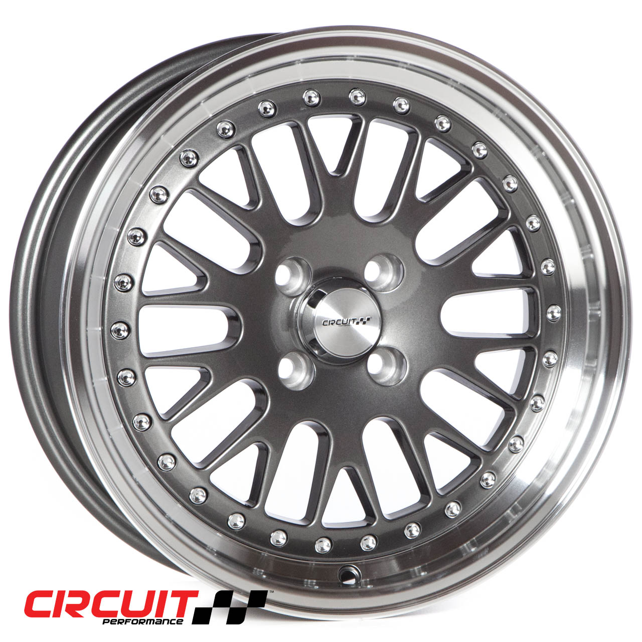Circuit Performance CP21 16×7 Gloss Gun Metal 4×100 [+25mm] Wheel