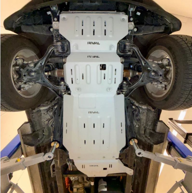 Full Set 2015+ Ford F150 Powerboost RIVAL Aluminum Skid Plates - 2333.1855.2.6-KIT-PB