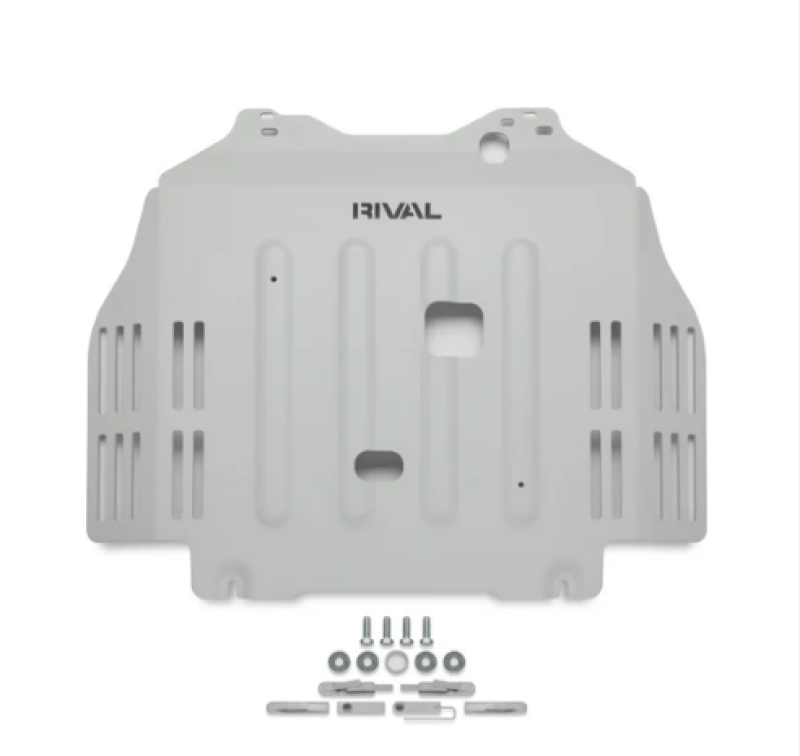 Rival 2024-Present Toyota Tacoma 4th Gen Gas Engine Aluminum Transmission Skid Plate - 2333.9567.2.6