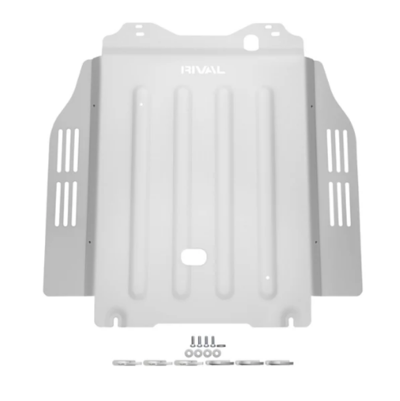 Rival 2024-Present Toyota Tacoma 4th Gen Hybrid Aluminum Transmission Skid Plate - 2333.9569.2.6