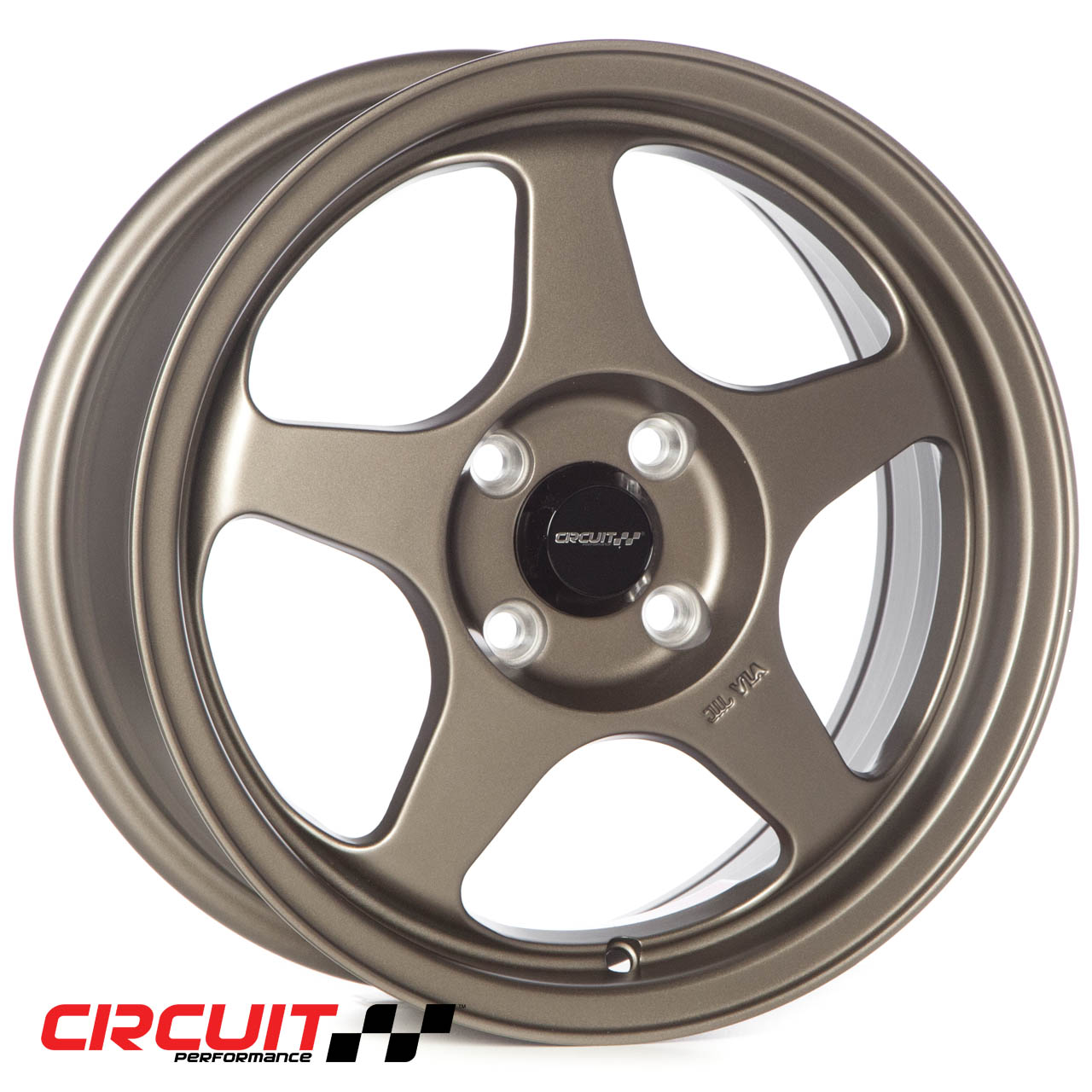 Circuit Performance CP22 15x6.5 Flat Bronze 4x100 [+35mm] Wheel