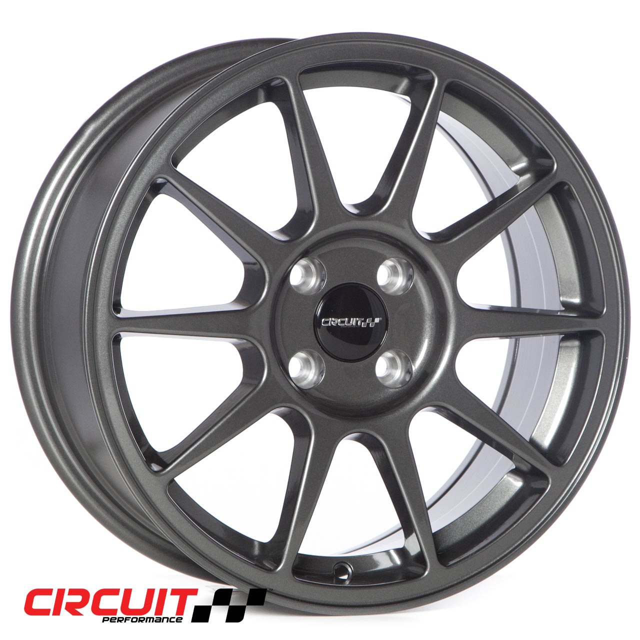 Circuit Performance CP23 16x7 Gloss Gun Metal 4x100 [+35mm] Wheel