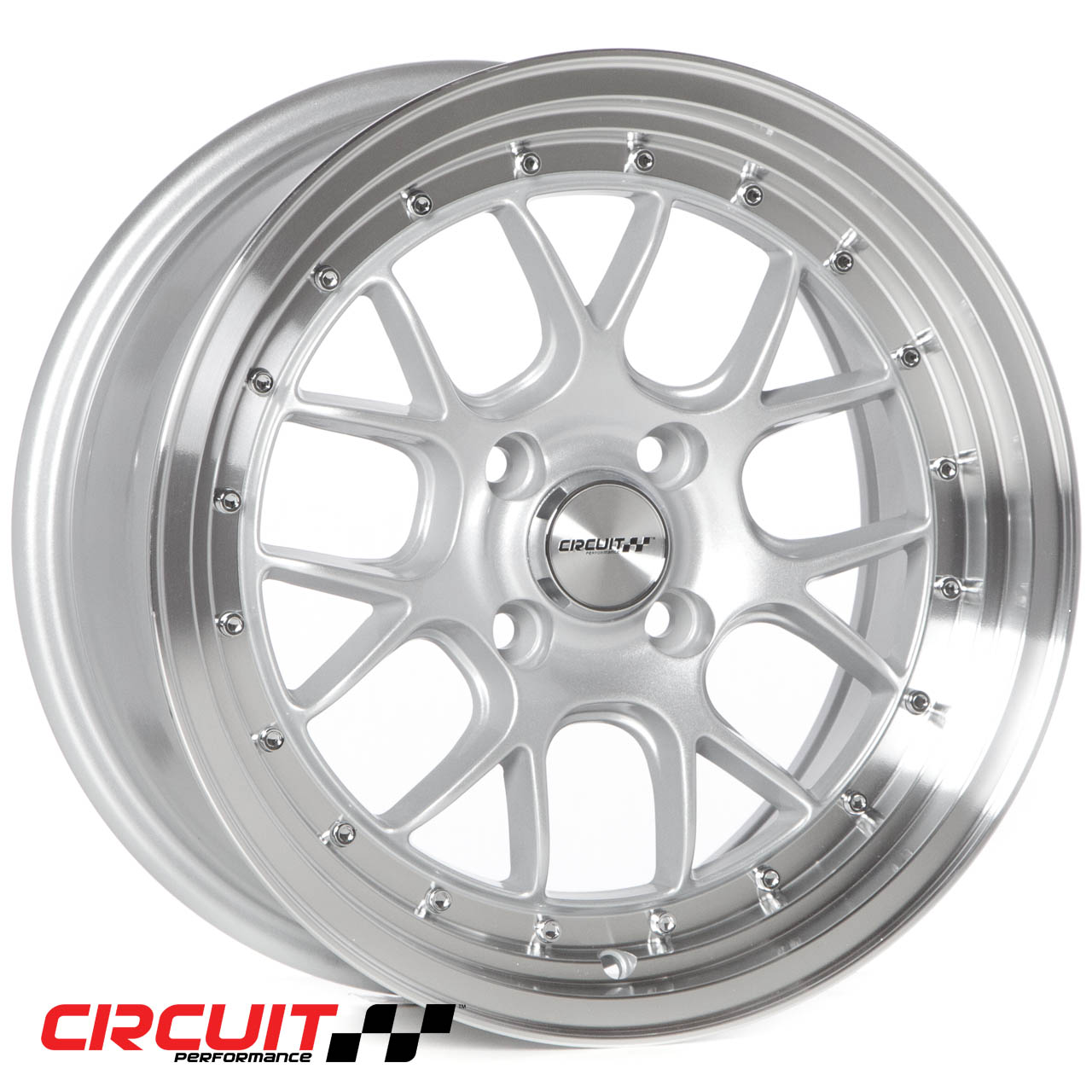 Circuit Performance CP27 15×7 Silver 4×100 [+35mm] Wheel
