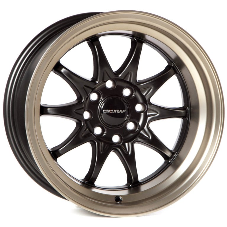 Circuit Performance CP29 15×8 Flat Black 4×100/4×114.3 [0mm] Deep Dish Wheel