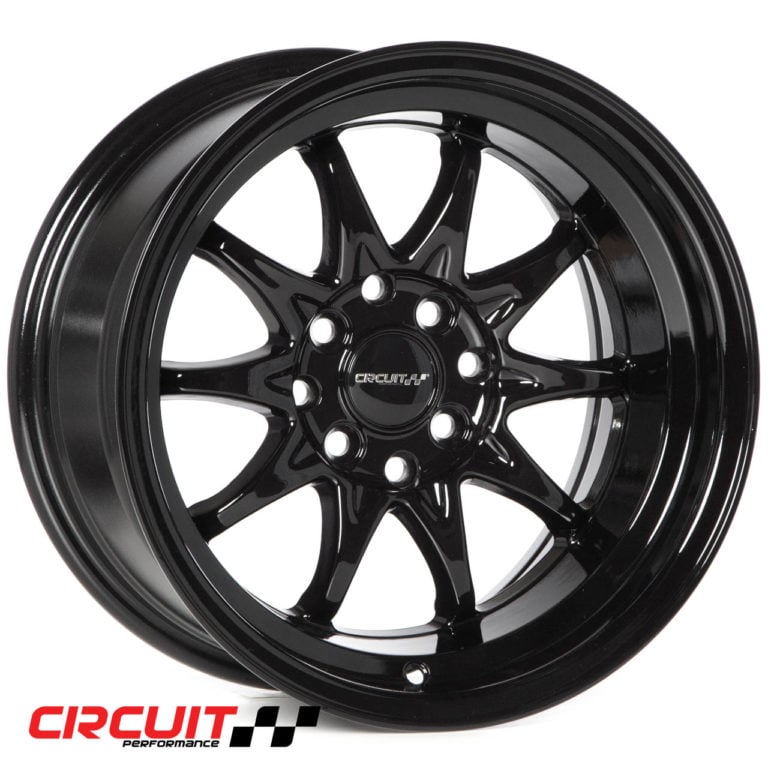 Circuit Performance CP29 15×8 Full Gloss Black 4×100/4×114.3 [0mm] Deep Dish Wheel