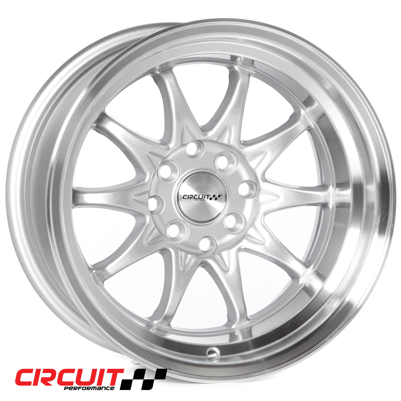 Circuit Performance CP29 15×8 Silver 4×100/4×114.3 [0mm] Deep Dish Wheel