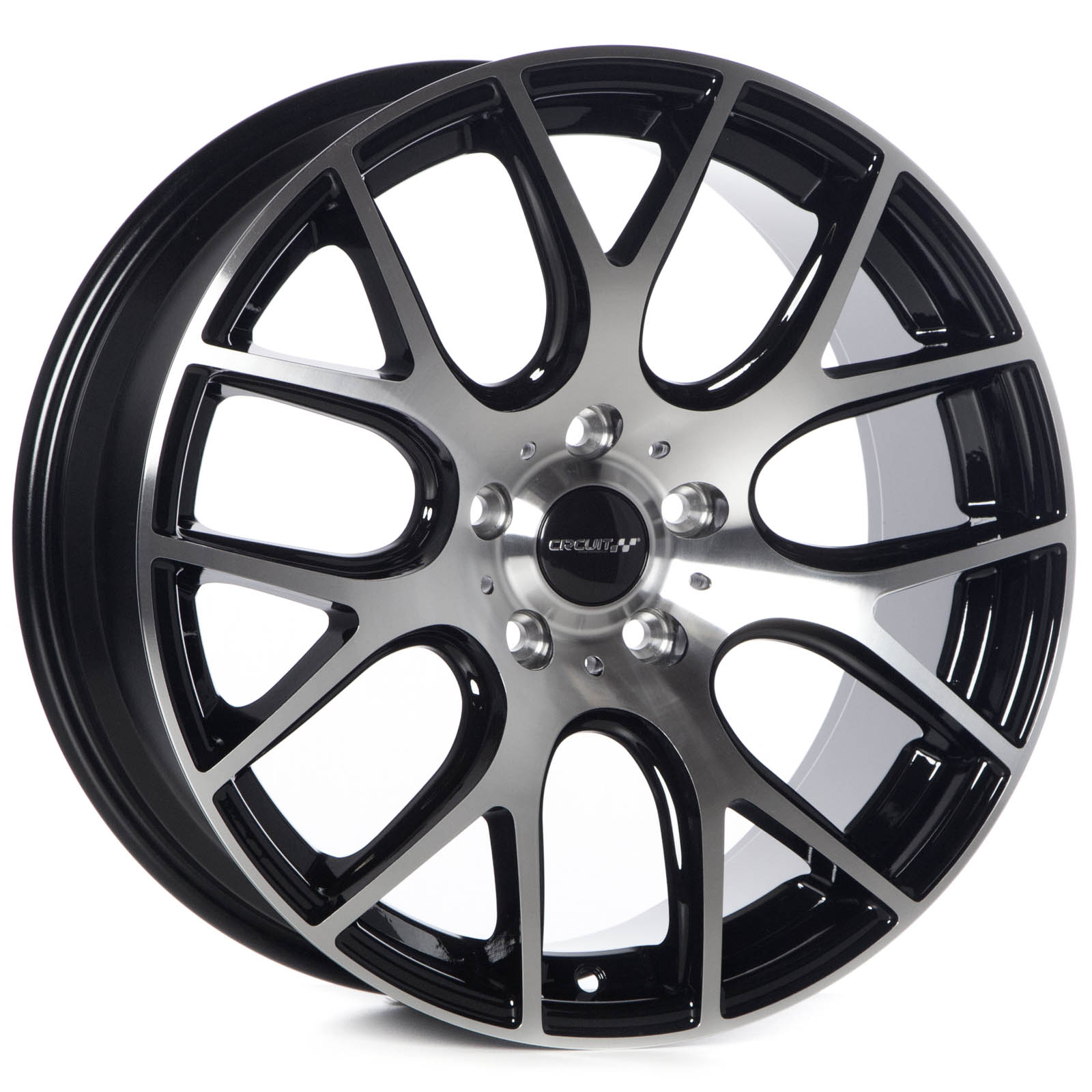 Circuit Performance CP31 18x8 Gloss Black / Machined 5x114.3 [+40mm] Wheel