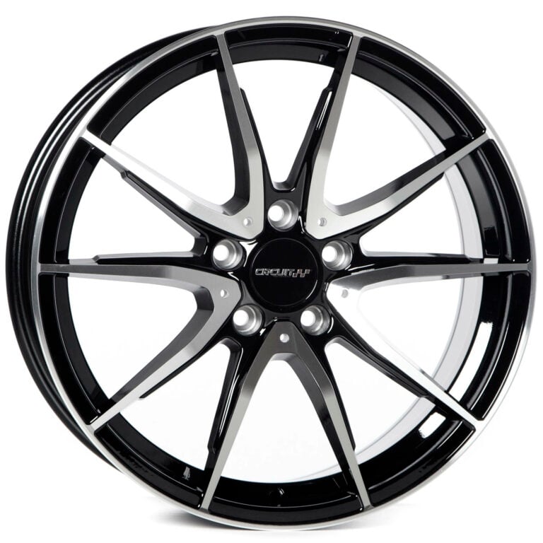 Circuit Performance CP35 18x8 Gloss Black / Machined 5x112 [+40mm] Wheel