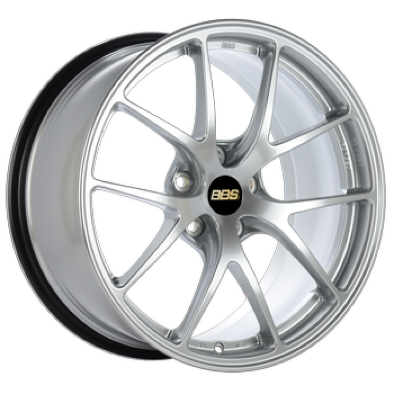 BBS RI-A 18x9.5 5x120 ET27 Diamond Silver Wheel 82mm PFS/Clip Required - RIA066DS
