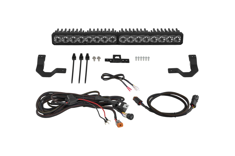 Diode Dynamics 2024-2026 Toyota Tacoma TRD Grille Lightbar SS20 Sport White Driving 6000K - DD8062