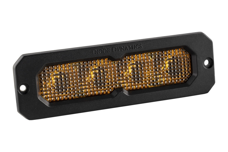 Diode Dynamics SS6 Max Yellow Flood Flush ABL (single) 3000K - DD8177S