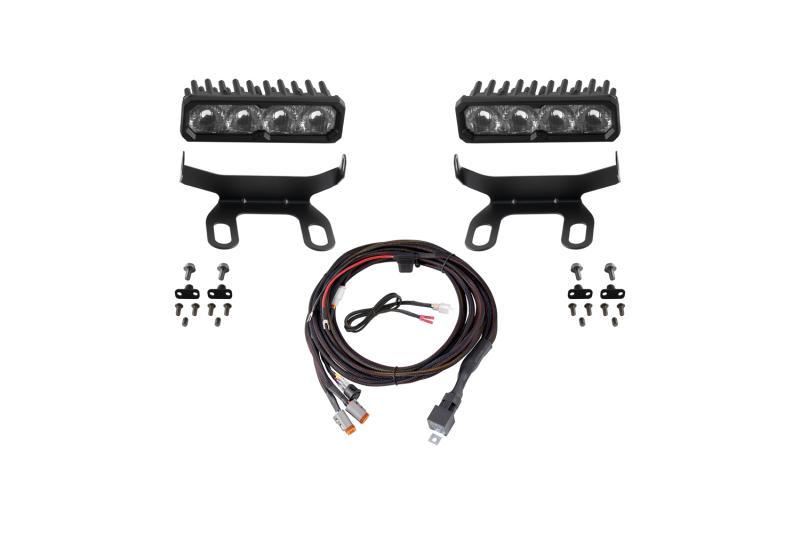 Diode Dynamics 2013-2018 Ram 1500 Ram Standard SS6 Pro LED Kit White Driving 6000K - DD8605