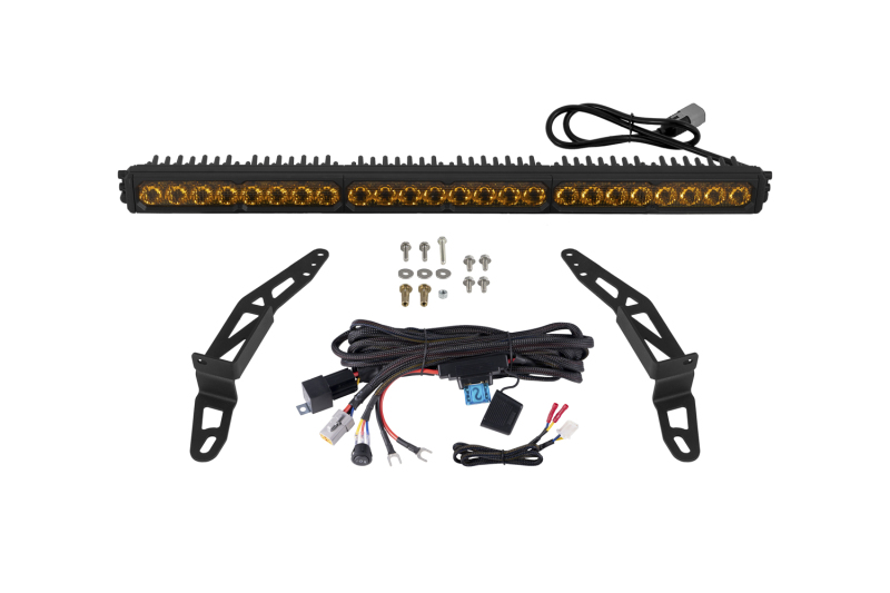Diode Dynamics 2018-2026 Jeep Wrangler Jeep SS30 Bumper LED Kit Pro Yellow Combo 3000K - DD8683