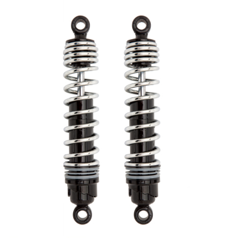 Progressive Harley 412 Cruise Series Shocks 12.5in - Chrome - 412CRZ-4065C
