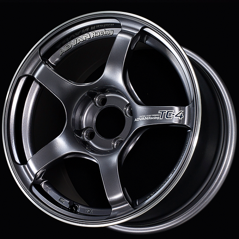 Advan TC4 16x7.5 / +35 Offset / 4x100 / 63mm Bore / Racing Gunmetallic and Ring - YAD6F35AGMR
