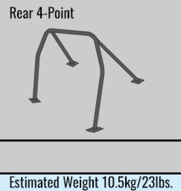 Cusco D1 Chromoly 4-PT Roll Cage Nissan BCNR33 (S/O/No Cancel) CUSCO BLUE - 232 261 C
