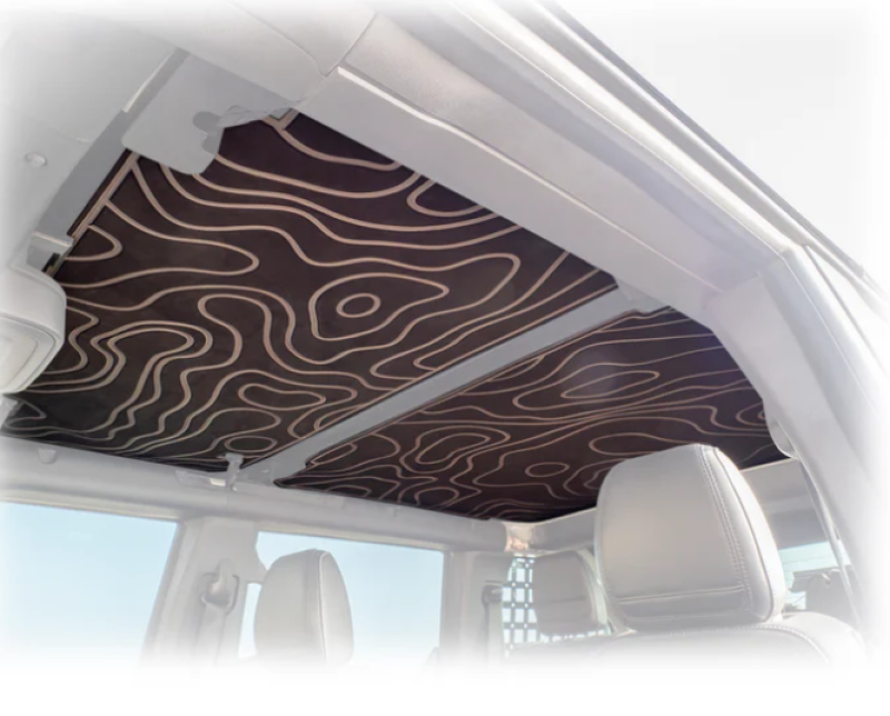 Turn Offroad 2021+ Ford Bronco Foam Headliner for TR10 Hardtop Black - HTBR-HL01