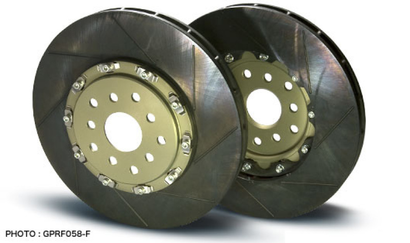 Project Mu SCR-GT Rotor 2Piece Front - Mitsubishi Lancer Evolution CP9A/CT9A Alumite - GPRM045-F