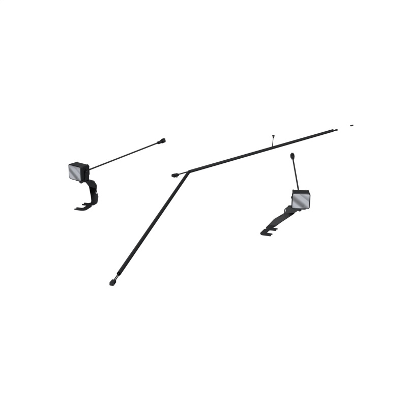 MBRP Ditch Light Kit Amber Spot Beam Ford Ranger Raptor 24-26 Upfitter Switch Models Only - SL5270-02SA