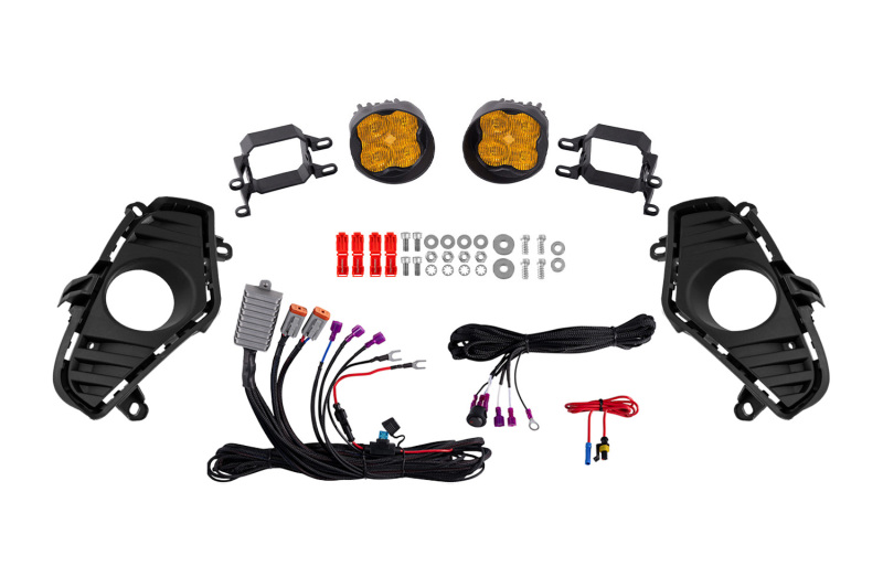 Diode Dynamics 19-22 Toyota RAV4 SS3 Add-On Fog Lamp Kit - Yellow Max - DD8824