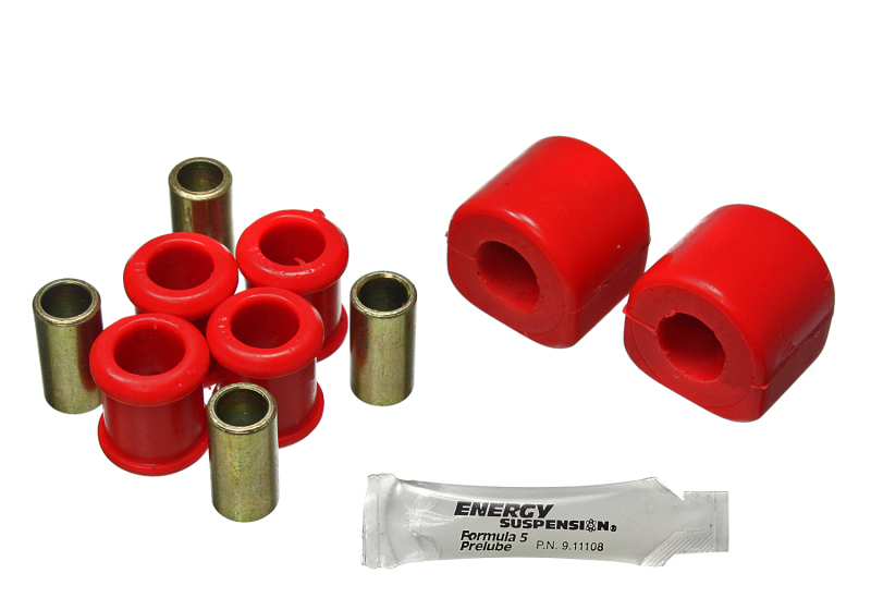 Energy Suspension 08-19 Dodge Challenger 19mm Rear Sway Bar Bushings - Red - 5.5183R