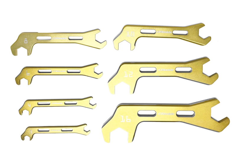 GReddy Angled AN Wrenches - Gold Anodized - 20101994