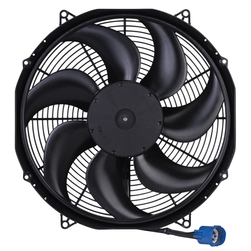 SPAL 500W 15.2in Flush Mount Brushless Fan w/Jumper Harness - 30107328-PKG