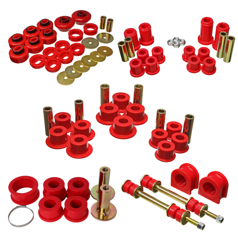 Energy Suspension 07-13 Chevrolet Silverado C1500 Master Set - Red - 3.18137R