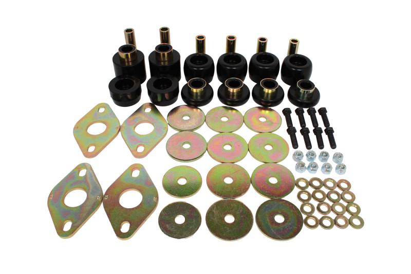 Energy Suspension 04-15 Nissan Titan King Cab Body Mount Set - Black - 7.4105G