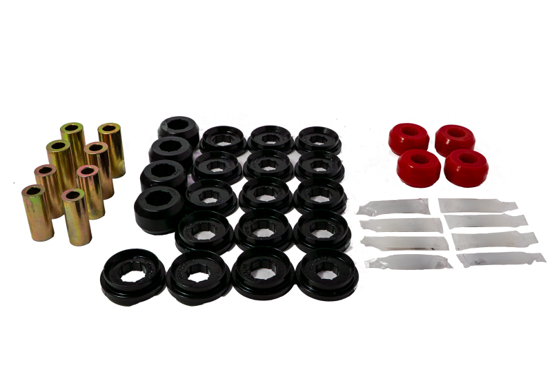 Energy Suspension 10-24 Toyota 4Runner Rear Control Arm Bushing Set - Black - 8.3148G