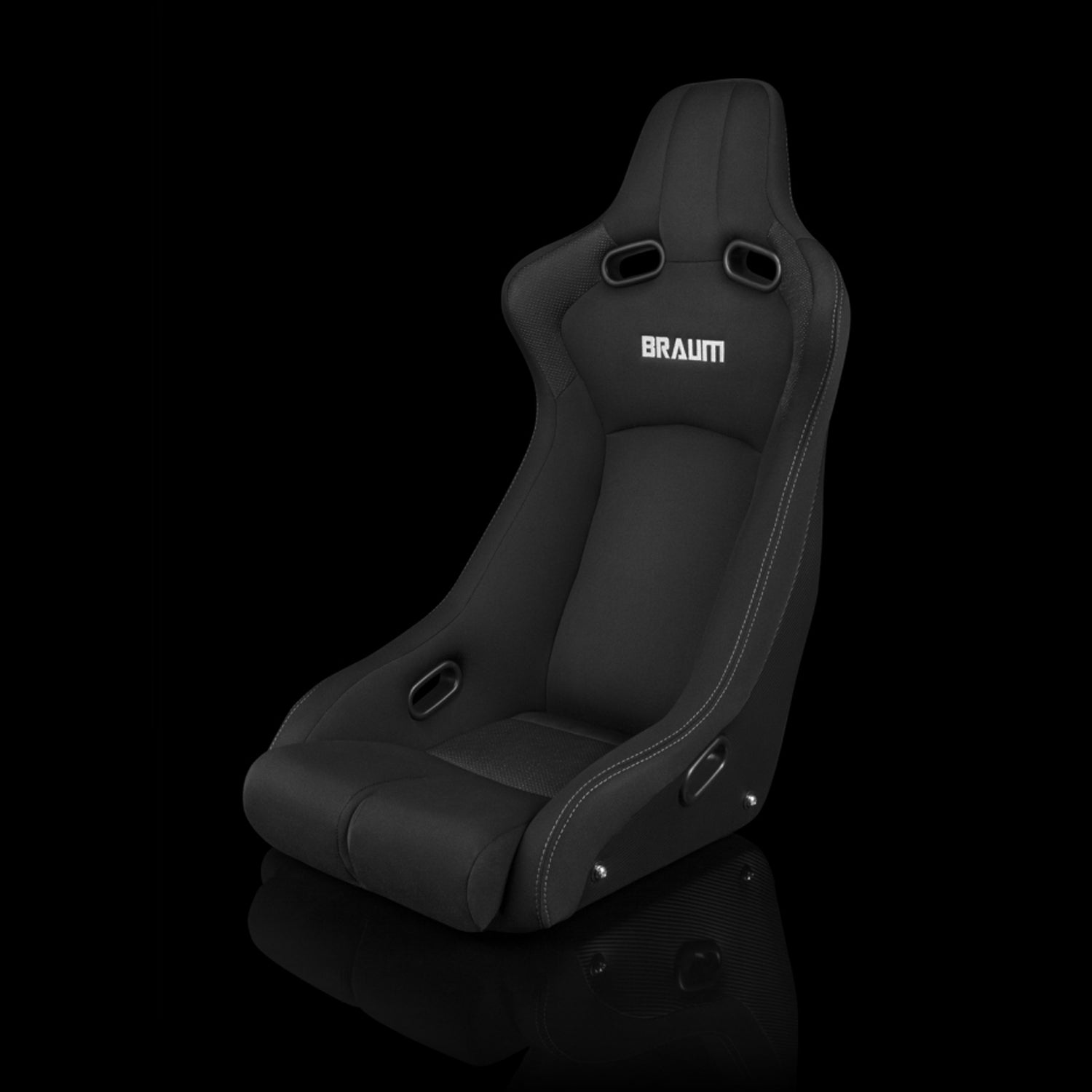 BRAUM VENOM-R Fixed Back Bucket Seat Black Cloth - Priced Per Seat