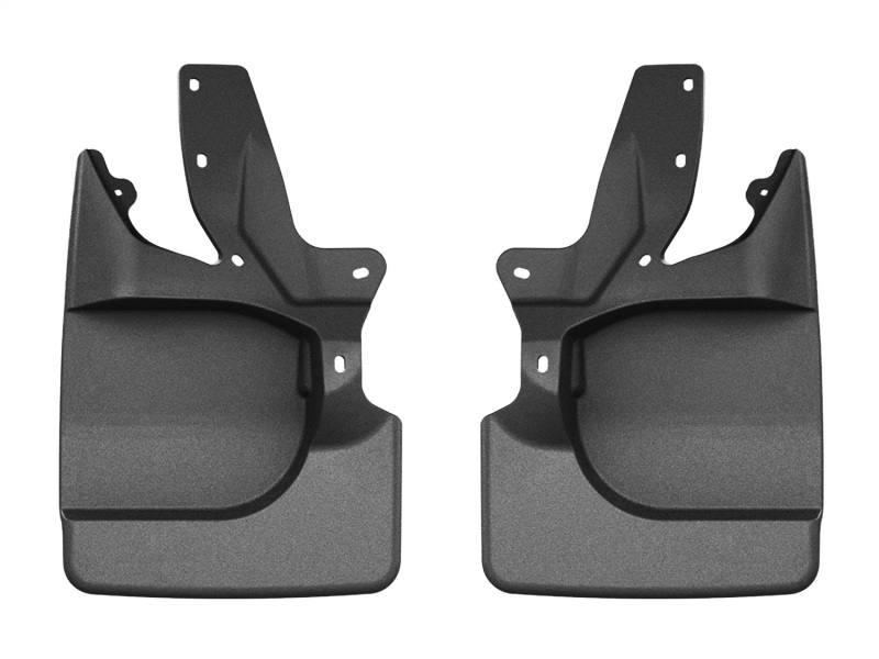 WeatherTech 21-25 Ford Bronco Front No Drill Mudflaps - Black - 110185