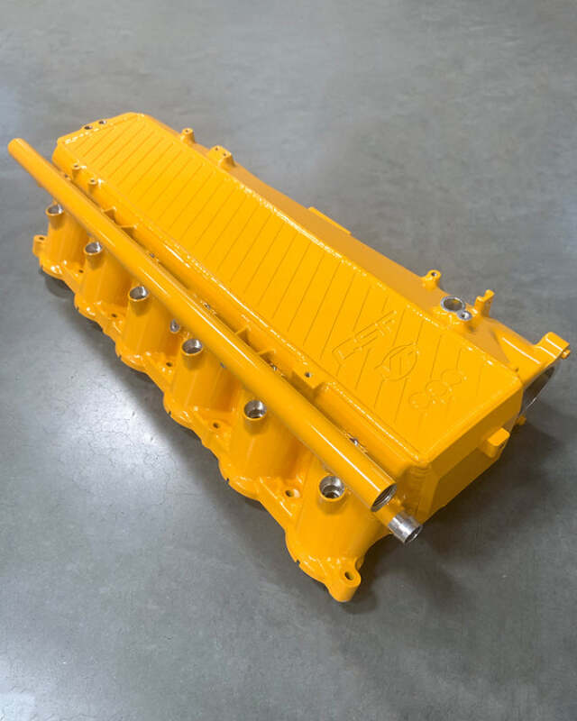 CSF BMW Gen 1 B58 Charge-Air-Cooler Manifold - Nitro Yellow - 8300NY