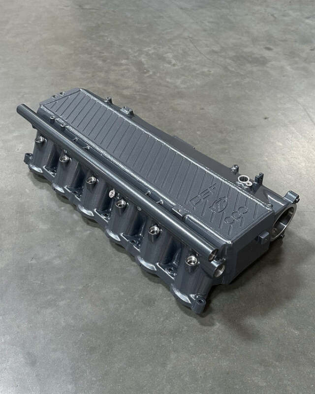 CSF BMW Gen 1 B58 Charge-Air-Cooler Manifold - Turblulence Grey - 8300TBG