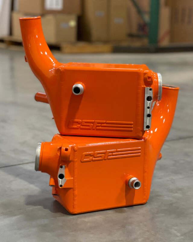 CSF 2025+ BMW G90 M5 / G99 M5 Touring Charge Air Cooler - Fire Orange - 8351FO