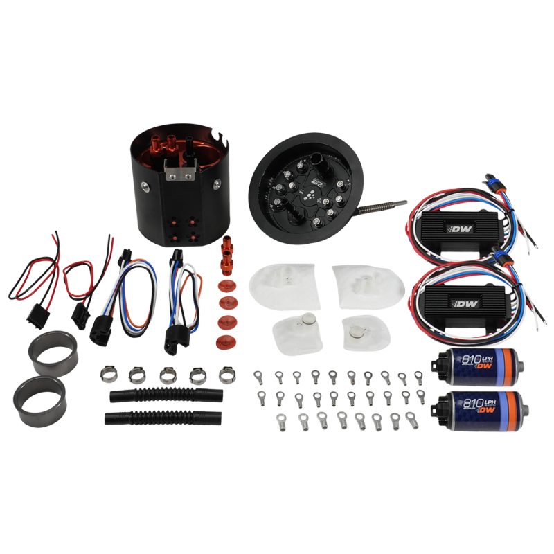 DeatschWerks 06-13 BMW E9X/E8X X2 Dual Pump Module w/ Dual DW810 Brushless Fuel Pumps - 9-811-7071