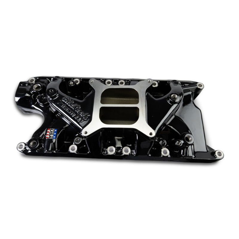 Edelbrock SB Ford Performer Intake Manifold - Black Plasma Finish - 2121-BP